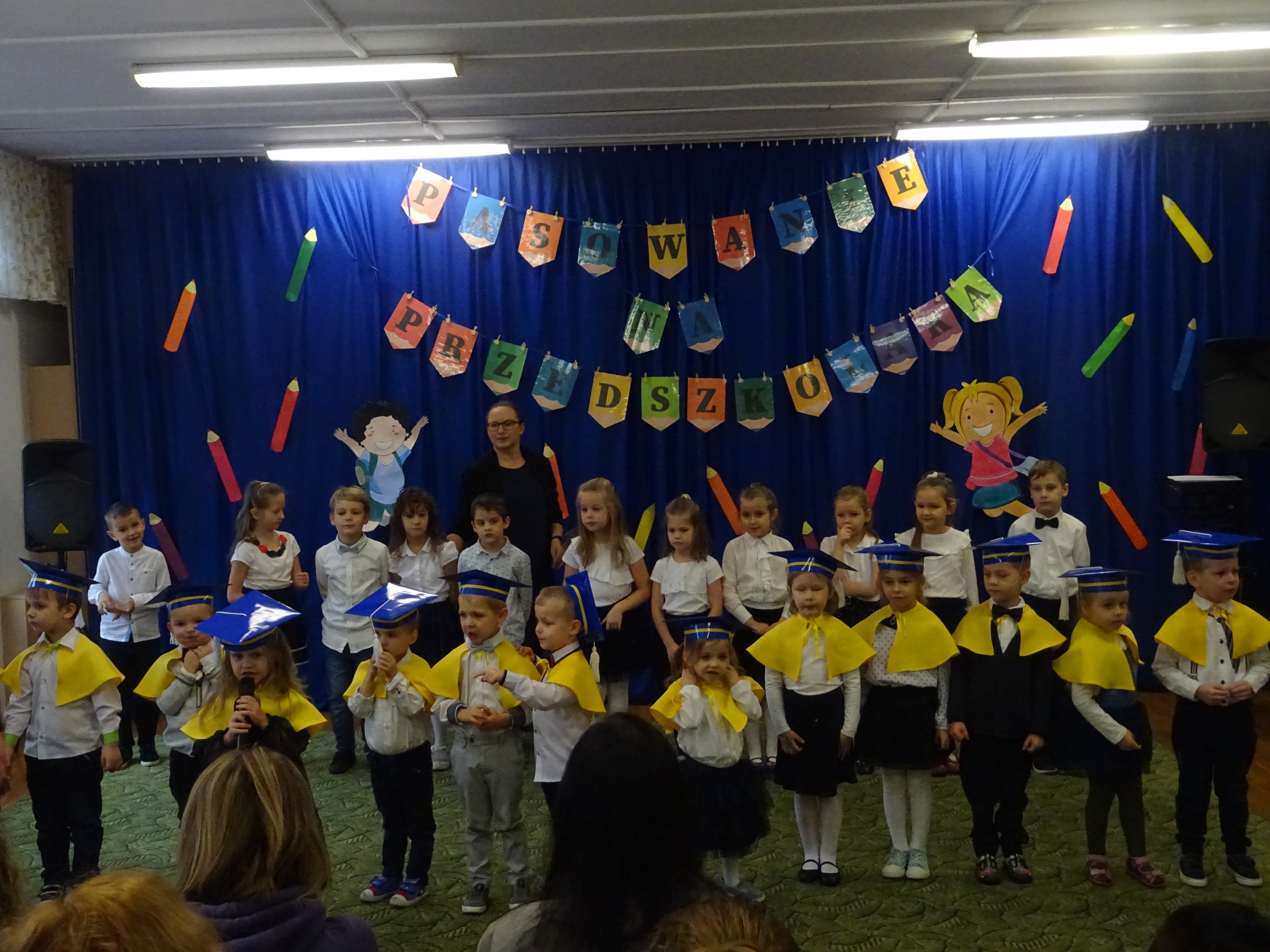 Pasowanie na przedszkolaka w grupie 