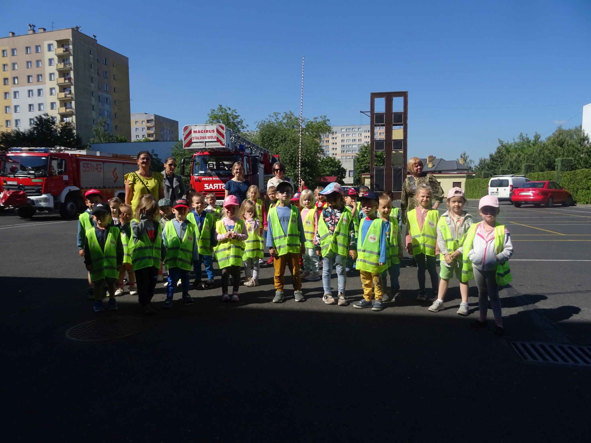 Wycieczka do Państwowej Straży Pożarnej - grupy 