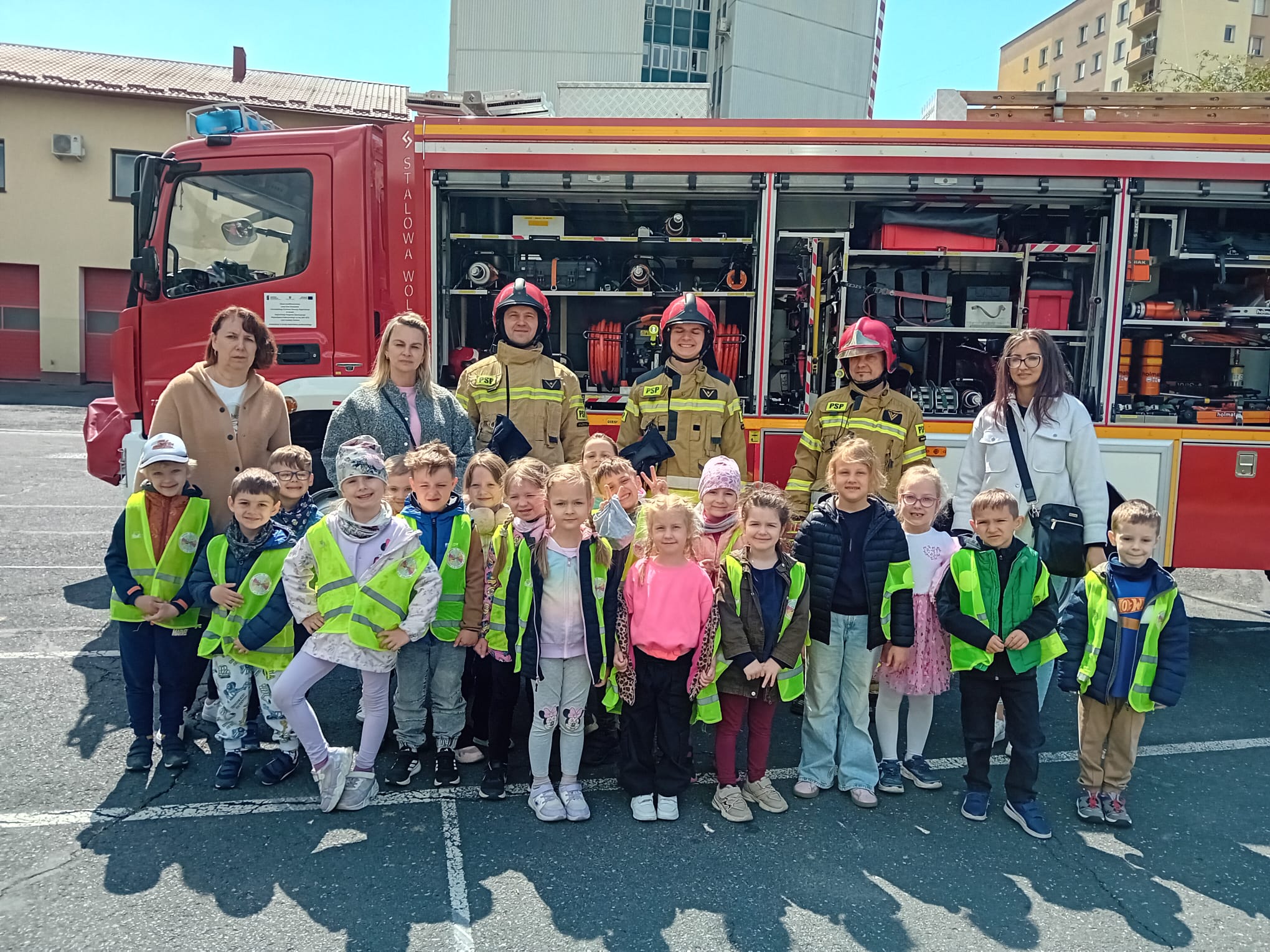 Wycieczka do Straży Pożarnej - grupa 